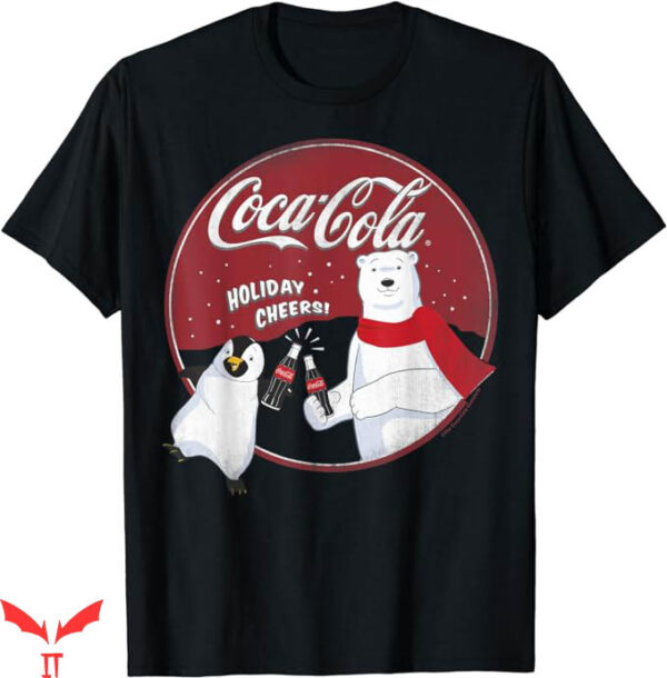 Coca Cola 80S T-Shirt Holiday Cheers Polar Bear Trending
