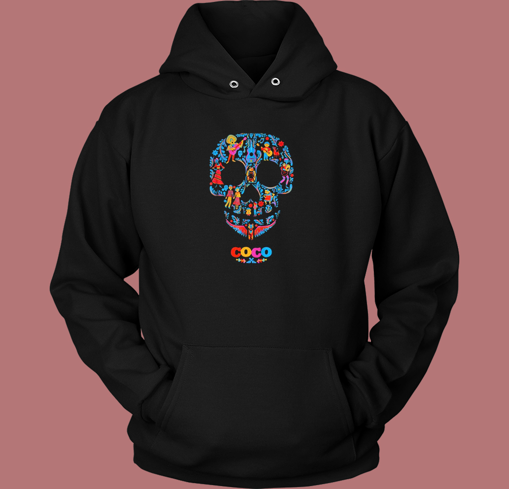 Coco Skull Pattern Hoodie Style Coco Skull Pattern Hoodie Style