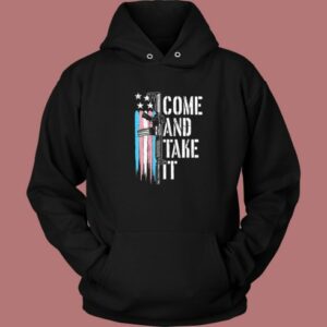 Come And Take It Ar 15 Gun Trans Flag Hoodie Style
