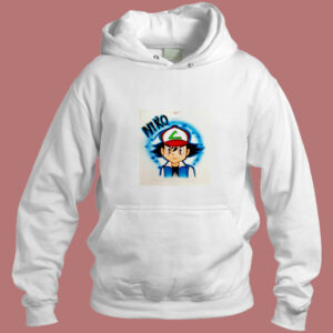 Cool Ash Ketchum Airbrushed Unisex Aesthetic Hoodie Style