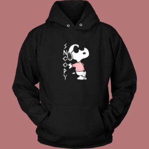 Cool Snoopy In Pink Hoodie Style 1