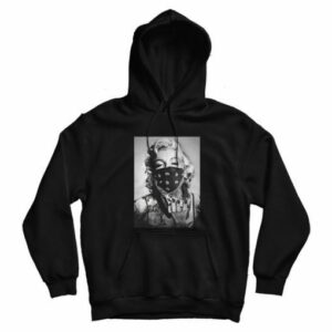 Coolest Marilyn Monroe Black Bandana Hoodie