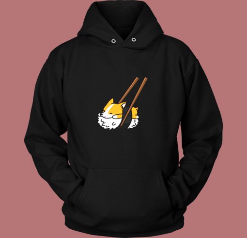 Corgi Sushi Vintage Hoodie Corgi Sushi Vintage Hoodie
