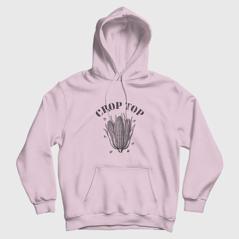 Corn Crop Top Vintage Hoodie Corn Crop Top Vintage Hoodie