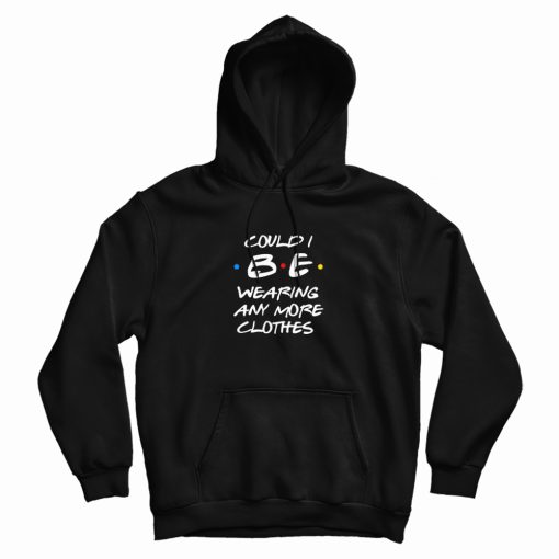 Could I Be Wearing Any More Clothes Chandler Hoodie Could I Be Wearing Any More Clothes Chandler Hoodie