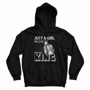 Country Music Just A Girl In Love With Her King Hoodie 2