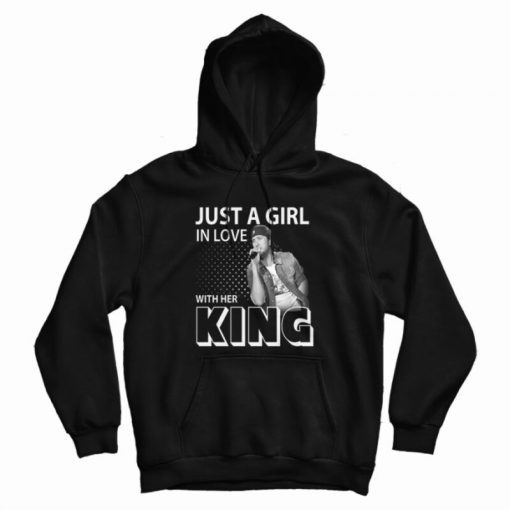 Country Music Just A Girl In Love With Her King Hoodie Country Music Just A Girl In Love With Her King Hoodie