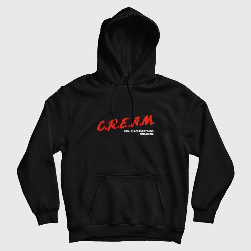 Cream Cash Rules Everything Around Me Hoodie Cream Cash Rules Everything Around Me Hoodie