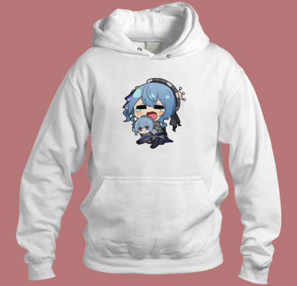 Crying Hoshimachi Suisei Hoodie Style