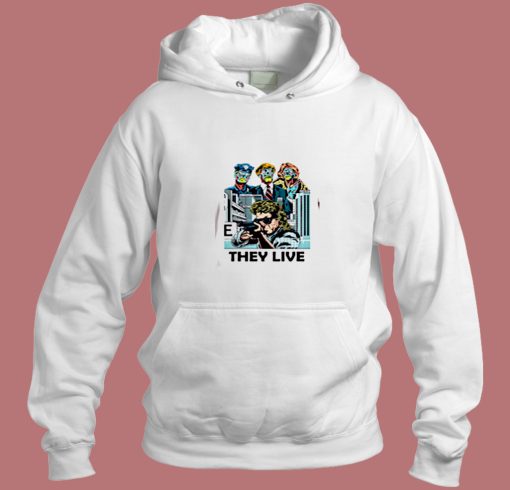 Cult Sci Fi Thiriller They Live Aesthetic Hoodie Style Cult Sci Fi Thiriller They Live Aesthetic Hoodie Style