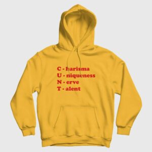 Cunt Charisma Uniqueness Nerve Talent Hoodie 3