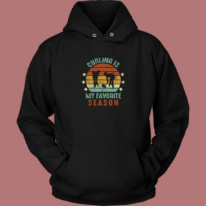 Curling Is My Favorite Vintage Hoodie Style
