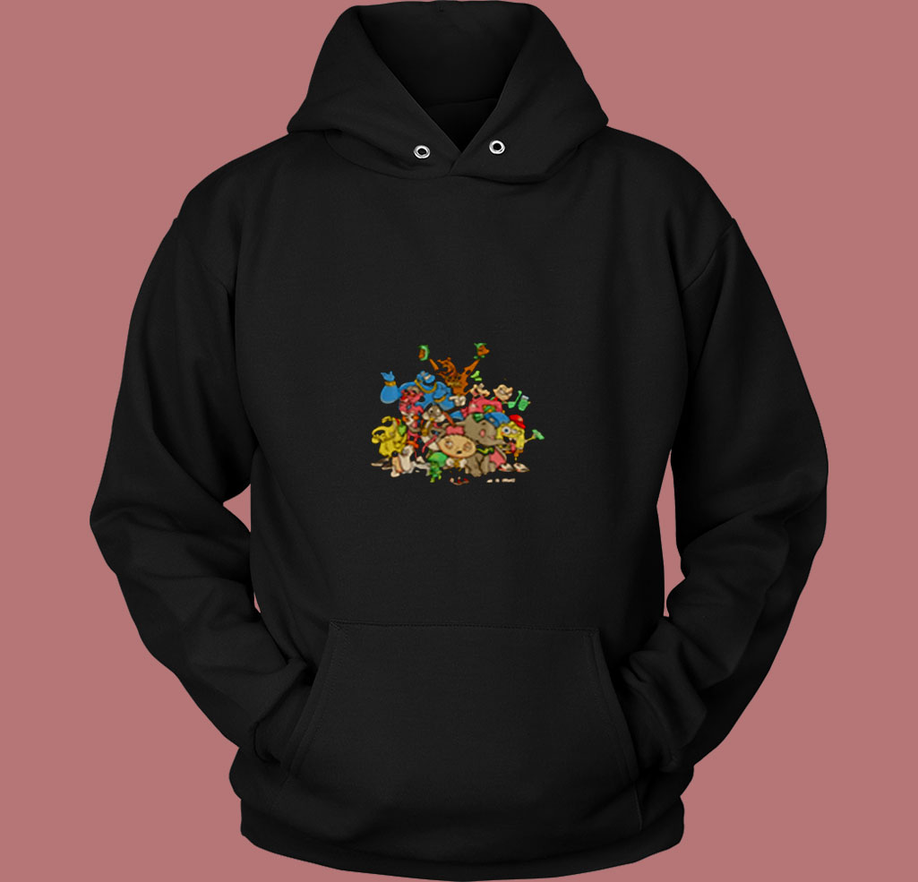 Cute Dgk Cartoon Say No To Drugs 80s Hoodie Cute Dgk Cartoon Say No To Drugs 80s Hoodie