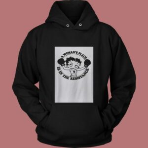 Cute Feminist Af Betty Boop 80s Hoodie 2