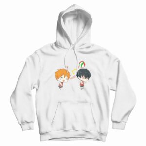 Cute Kageyama and Hinata Shouyou Chibi Hoodie