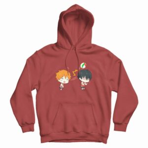 Cute Kageyama and Hinata Shouyou Chibi Hoodie