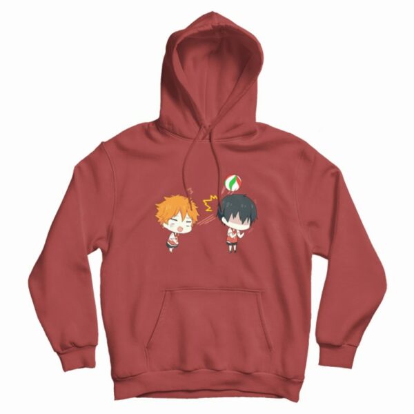 Cute Kageyama and Hinata Shouyou Chibi Hoodie