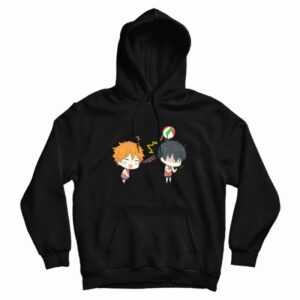 Cute Kageyama and Hinata Shouyou Chibi Hoodie 3