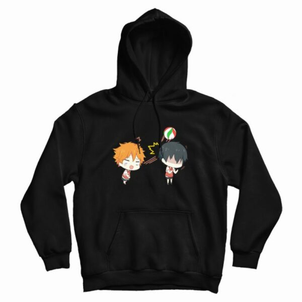 Cute Kageyama and Hinata Shouyou Chibi Hoodie