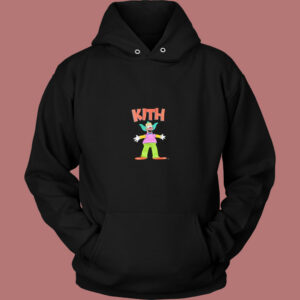 Cute Kith X The Simpsons Krusty 80s Hoodie 1