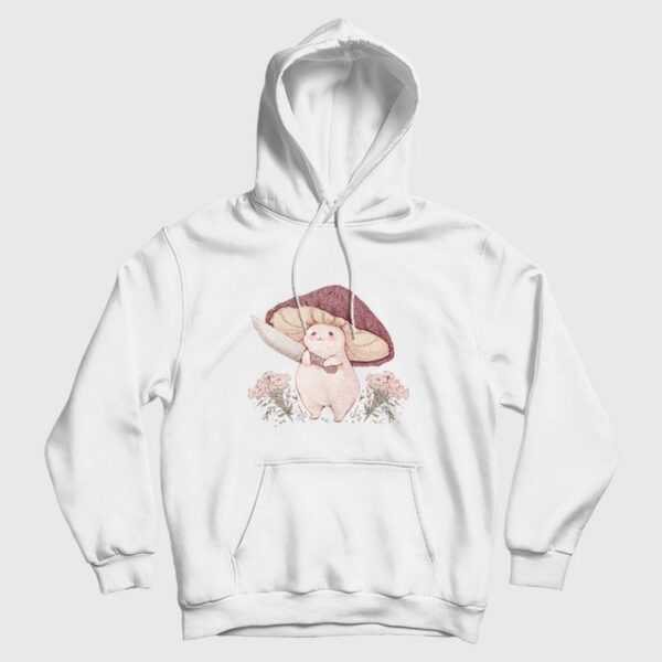 Cute Mushroom With a Knife Hoodie
