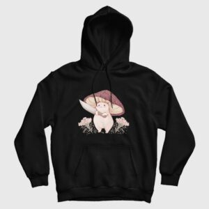 Cute Mushroom With a Knife Hoodie