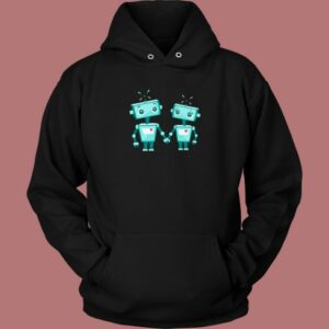 Cute Robot Hoodie Style