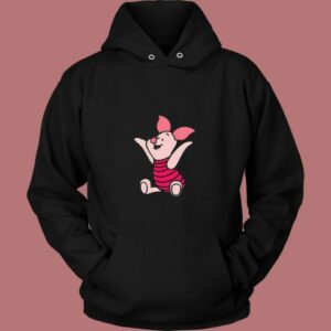 Cute Winnie The Pooh Piglet Cartoon 80s Hoodie