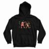 Dabbing Deer Santa Christmas Hoodie