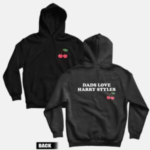 Dads Love Harry Hoodie Front and Back 2
