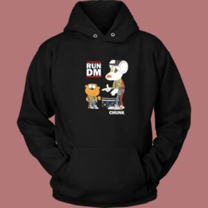 Danger Mouse and Penfold Run Hoodie Style