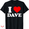 Dave Matthews Band T-shirt I Heart Dave