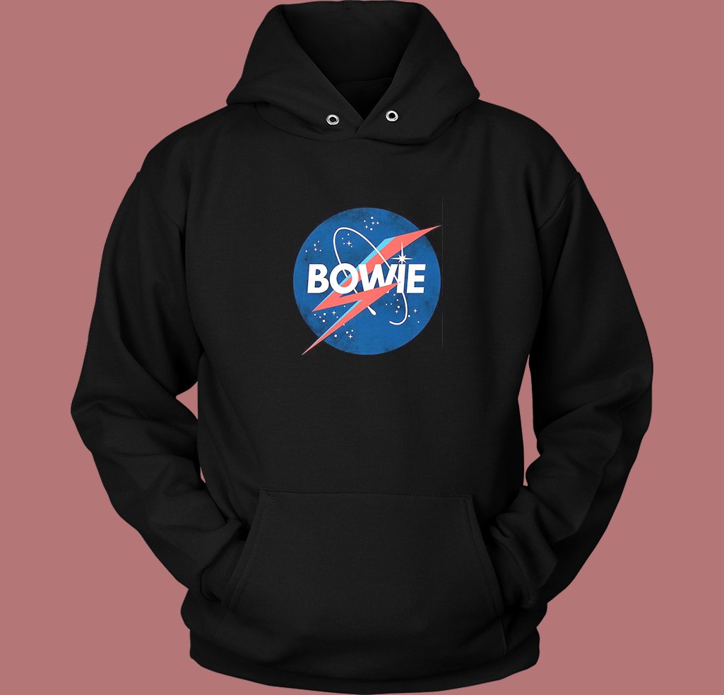 David Bowie Nasa Logo Hoodie Style David Bowie Nasa Logo Hoodie Style