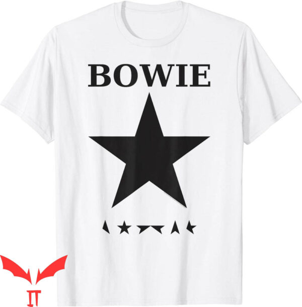 David Bowie Tour T-Shirt Blackstar Guitar Sketch Lyric