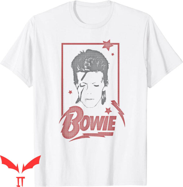 David Bowie Tour T-Shirt Daydream Guitar Sketch Lyric