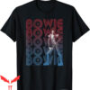 David Bowie Tour T-Shirt Rise And Fall Guitar Sketch Lyric