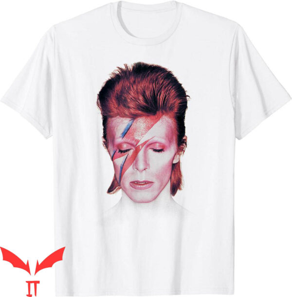 David Bowie Tour T-Shirt The Prettiest Star Guitar Sketch