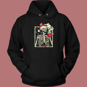 Dead Inside Skeleton Christmas Hoodie Style