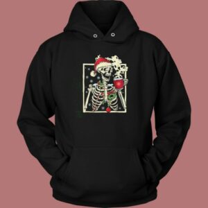 Dead Inside Skeleton Christmas Hoodie Style