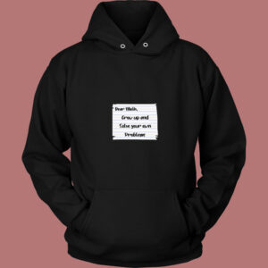 Dear Math Grow Up And Solve Your Own Problems 80s Hoodie 1