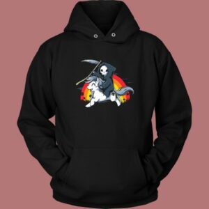 Death Is Magic Unicorn Rainbow Hoodie Style