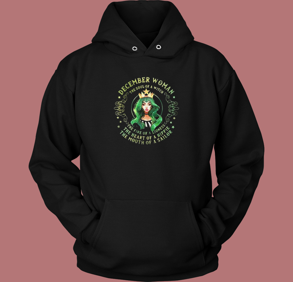 December Woman Of A Lioness Hoodie Style December Woman Of A Lioness Hoodie Style
