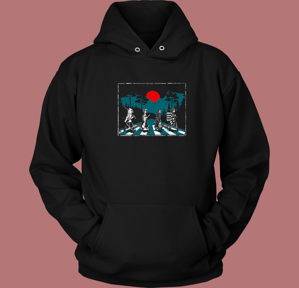 Demon Slayer Abbey Road Hoodie Style Demon Slayer Abbey Road Hoodie Style
