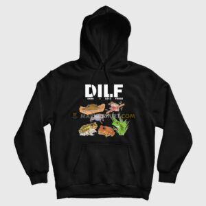 Dilf Damn I Love Frogs Hoodie