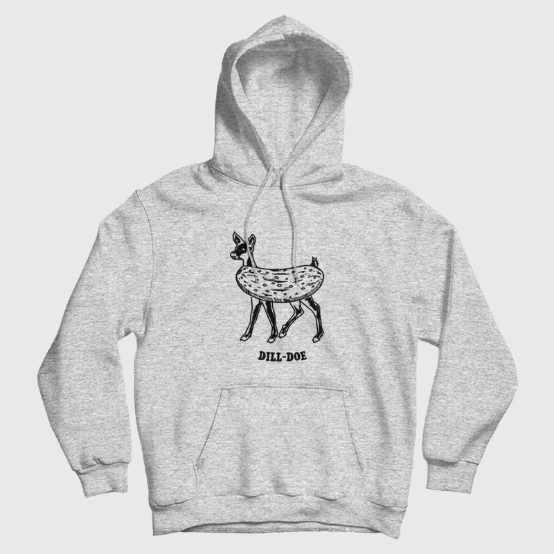 Dill Doe Funny Pickle Deer Hoodie Dill Doe Funny Pickle Deer Hoodie