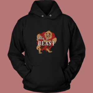 Disney Beauty And The Beast Her Beast 80s Hoodie 1