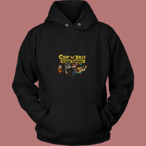 Disney Chip N Dale Goofy Group Rescue 80s Hoodie 1