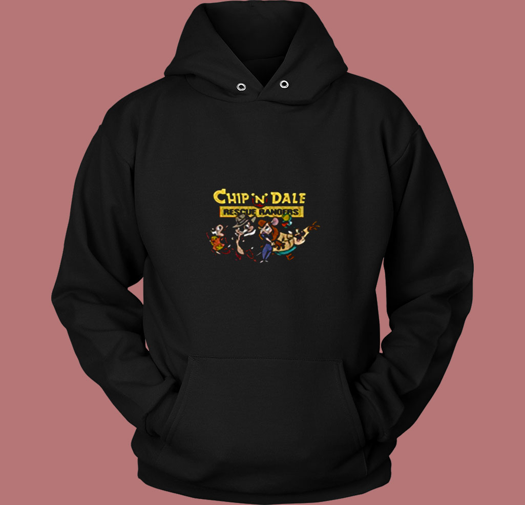 Disney Chip N Dale Goofy Group Rescue 80s Hoodie Disney Chip N Dale Goofy Group Rescue 80s Hoodie