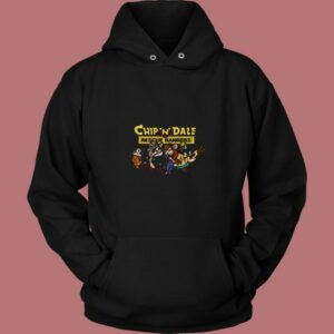 Disney Chip N Dale Goofy Group Rescue 80s Hoodie 2