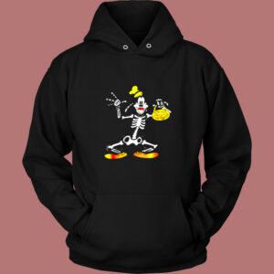 Disney Goofy Skeleton Halloween Vintage Hoodie 1